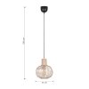 Trio verlichting GILA Hanglamp Beige, 1-licht