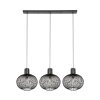 Trio verlichting GILA Hanglamp Zwart, 3-lichts