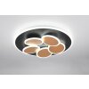 Trio verlichting Mandala Plafondlamp LED Zwart-Goud, 1-licht, Afstandsbediening