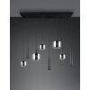 Trio verlichting Mataro Hanglamp Zwart, 8-lichts