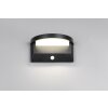 Reality Moro Wandlamp LED Zwart, 1-licht, Bewegingsmelder