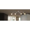 Globo Hernan Plafond straler Grijs, Zilver, 4-lichts