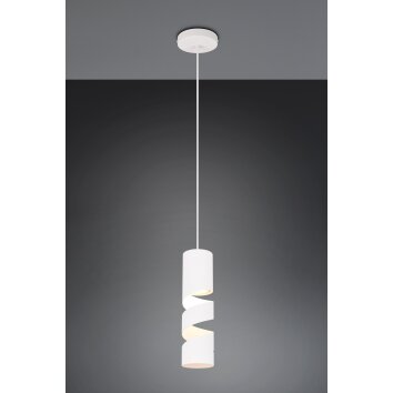 Trio verlichting Stream Hanglamp Wit, 1-licht