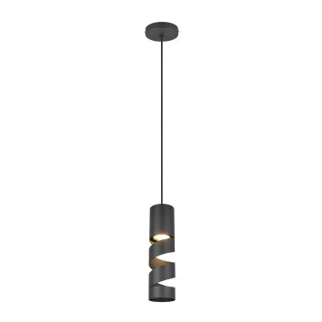 Trio verlichting Stream Hanglamp Zwart, 1-licht