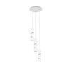 Trio verlichting Stream Hanglamp Wit, 3-lichts