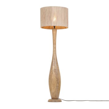 Trio verlichting TOBA Staande lamp Hout licht, 1-licht