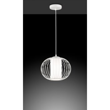 Wofi-Leuchten TARIM Hanglamp Wit, 1-licht