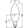 Osram E14 3.3 Watt warm wit 250 Lumen