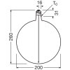 Osram E27 4.8 Watt warm wit dimbaar 200 Lumen