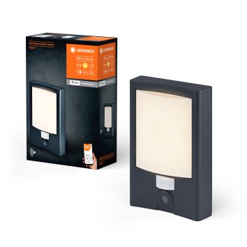 Ledvance WIF Wandlamp voor buiten LED Grijs, 1-licht