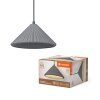 Ledvance DECOR Wand- en plafondlamp Grijs, 1-licht