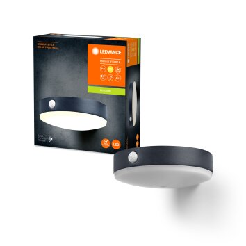 Ledvance ENDURA Wandlamp voor buiten LED Zwart, 1-licht, Bewegingsmelder