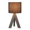 Searchlight Wood Tripod Tafellamp Hout licht, 1-licht