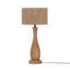 Trio verlichting TOBA Tafellamp Hout licht, 1-licht