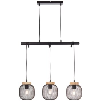 Briljante lampen Giada Hanglamp Zwart, 3-lichts