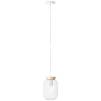 Briljante lampen Giada Hanglamp Wit, 1-licht