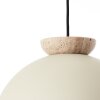 Briljante lampen Nalam Hanglamp Beige, 1-licht