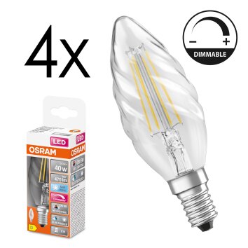 E14 LED 3.4 Watt neutraal wit dimbaar 470 Lumen