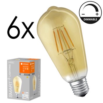 E27 LED 6 Watt warm wit dimbaar 680 Lumen