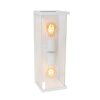 Lucide CLAIRE Wandlamp voor buiten Wit, 2-lichts