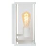 Lucide CLAIRE Wandlamp voor buiten Wit, 1-licht, Bewegingsmelder