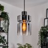 Hasvik Hanglamp, Hanglamp Chroom, Zwart, 1-licht