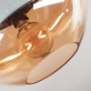 Mertola Plafondlamp, Kogellampje Amber, 1-licht