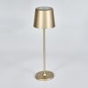 Belece Buiten tafellamp, Tafellamp LED Goud, 1-licht