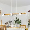 Zuoz Hanglamp Natuurlijke kleuren, Wit, 6-lichts