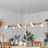 Zuoz Hanglamp Natuurlijke kleuren, Wit, 6-lichts