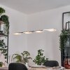 Ordal Hanglamp, Hanglamp LED Zilver, 4-lichts