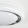 Kaas Plafondlamp LED Zwart, Wit, 1-licht