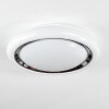 Kaas Plafondlamp LED Zwart, Wit, 1-licht