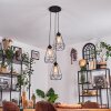 Kigali Hanglamp, Hanglamp Zwart, 3-lichts