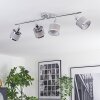 Ailer Plafondlamp, Plafondspot Chroom, 4-lichts