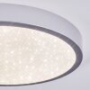 Ciron Plafondlamp LED Zilver, 1-licht, Afstandsbediening