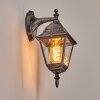 Naofe Wandlamp voor buiten, Wandlamp Zwart, Zilver, 1-licht