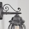 Lentua Wandlamp voor buiten, Wandlamp Zwart, Zilver, 1-licht