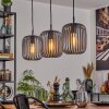 Bystrup Hanglamp, Hanglamp Zwart, 3-lichts