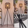 Bystrup Staande lamp Zwart, 1-licht