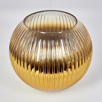 Koyoto Reserve glas 25 cm Goud, Duidelijk