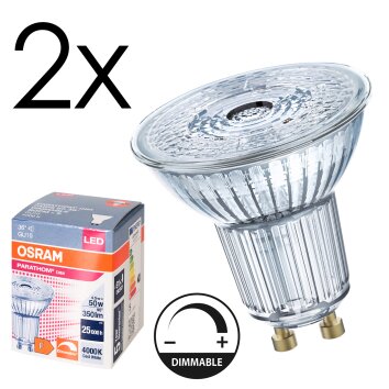 Osram GU10 LED 4.5 Watt neutraal wit dimbaar 350 Lumen