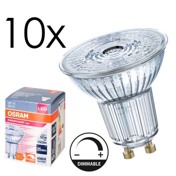 Osram GU10 LED 4.5 Watt neutraal wit dimbaar 350 Lumen