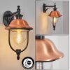 Gascon Wandlamp voor buiten, Wandlamp Koperkleurig, Zwart, 1-licht