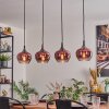 Azurara Hanglamp, Kogellampje, Hanglamp Zwart, 4-lichts