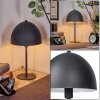 Paddestoel lamp  Tati Staande lamp Hout donker, Zwart, 1-licht