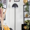 Paddestoel lamp  Tati Staande lamp, Muurspot Hout donker, Zwart, 4-lichts