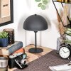 Paddenstoel look  Tati Staande lamp, Muurspot Hout licht, Zwart, 4-lichts