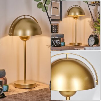 Paddestoel lamp  Guttsta Tafellamp Goud, 1-licht