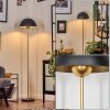 Guttsta Plafondlamp, Staande lamp Goud, Zwart, 4-lichts